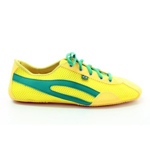 Sapatilha Slim Amarelo / Verde