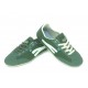Slim Sneaker Dark Green & Beige