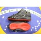 High-Top Black Patent, red Dance outsole