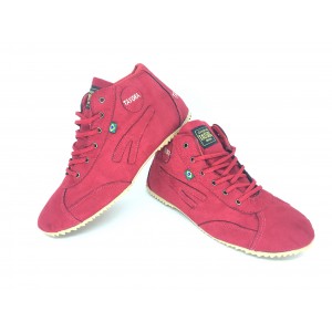 High-Top Brasilian shoes Red Suede
