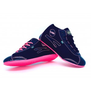 High-Top Black Patent, pinkDance outsole