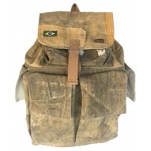 "Army" Backpack made out of recicled truck´s cover canvas
