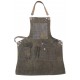 Apron made out of recycled truck´s canvas