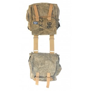Saddlebag made out of recycled truck´s canvas