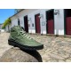 Eco-friendly High-top SERRA Dark Green