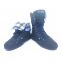 Bi-Boot, the convertible boot by TAYGRA, Jeans & Plaid