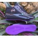 High-Top Black Patent, Purple Dance outsole