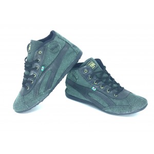 Dark Green Mid-top with recycled air chamber