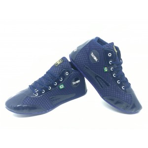 High-Top Glossy Navy Blue with Dance outsole