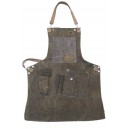 Apron made out of recycled truck´s canvas